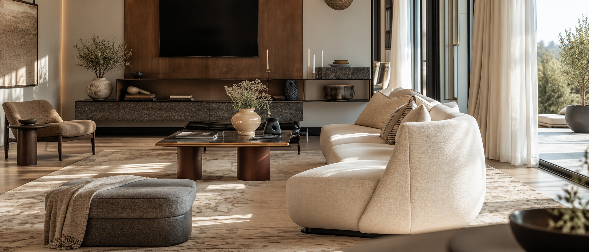 Soft textiles and comfortable layers for everyday interiors