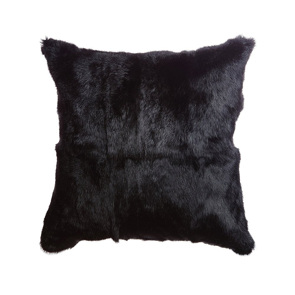 Rabbit Fur Plush Accent Pillow - Image 6