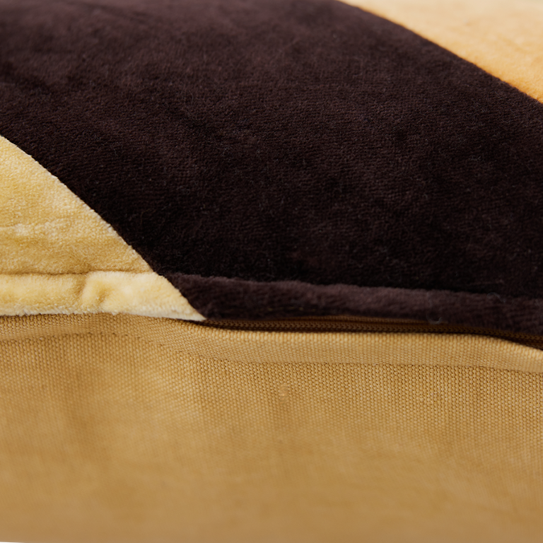 Striped velvet pillow Fame - Image 6
