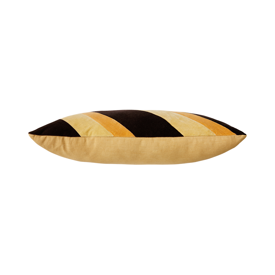 Striped velvet pillow Fame - Image 4