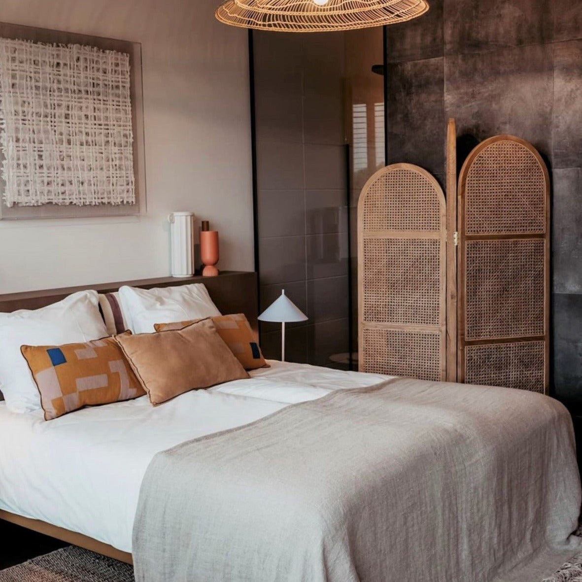 Bedspread - natural linen - Image 5